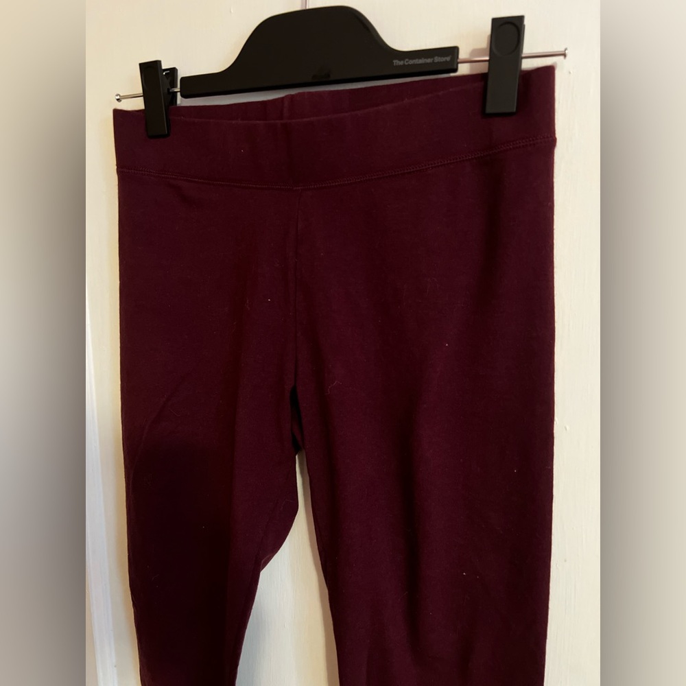 NWOT Aerie Maroon Leggings
